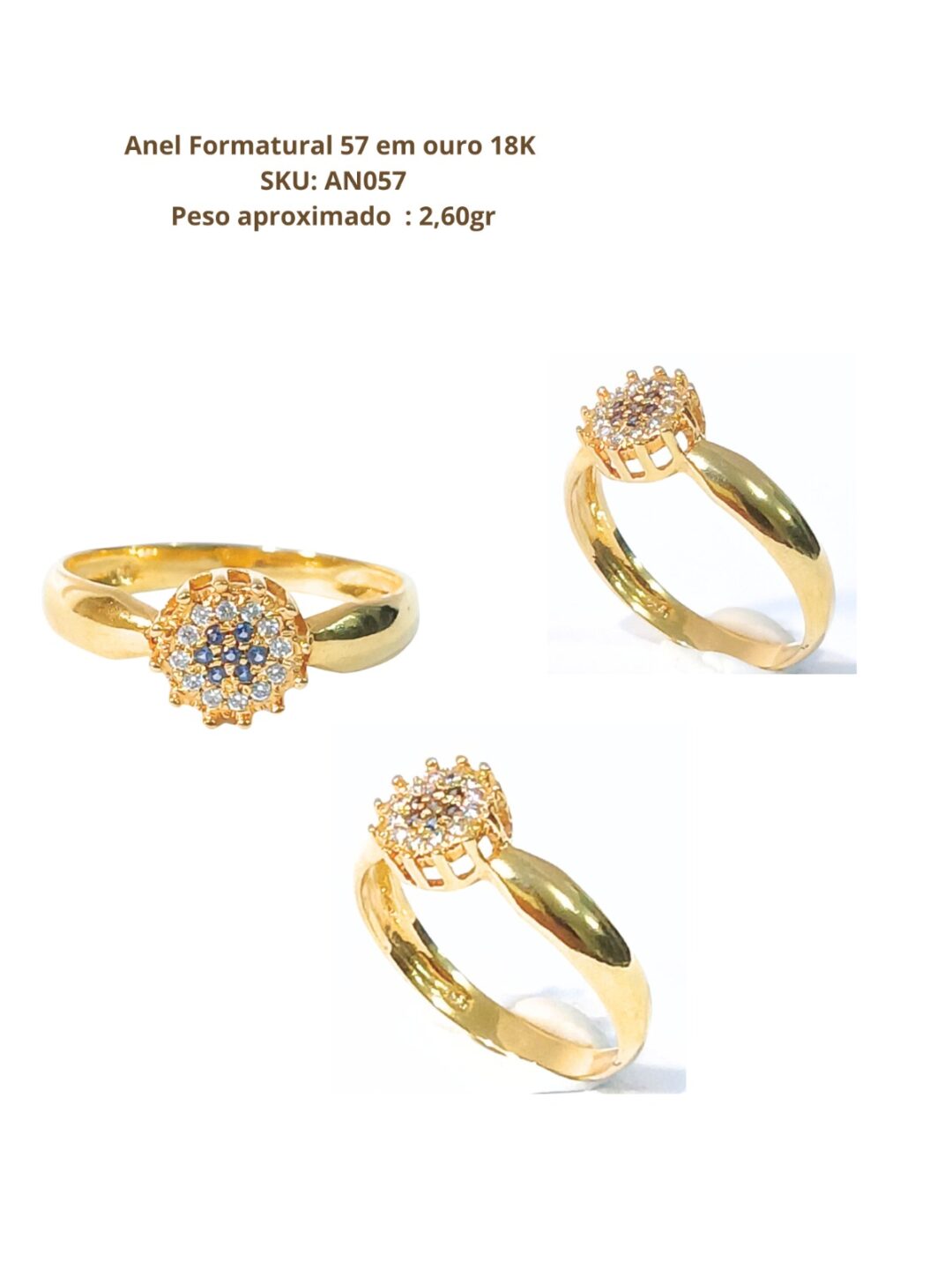 ANEL FORMATURA 19 PEDRAS - Imagem 4