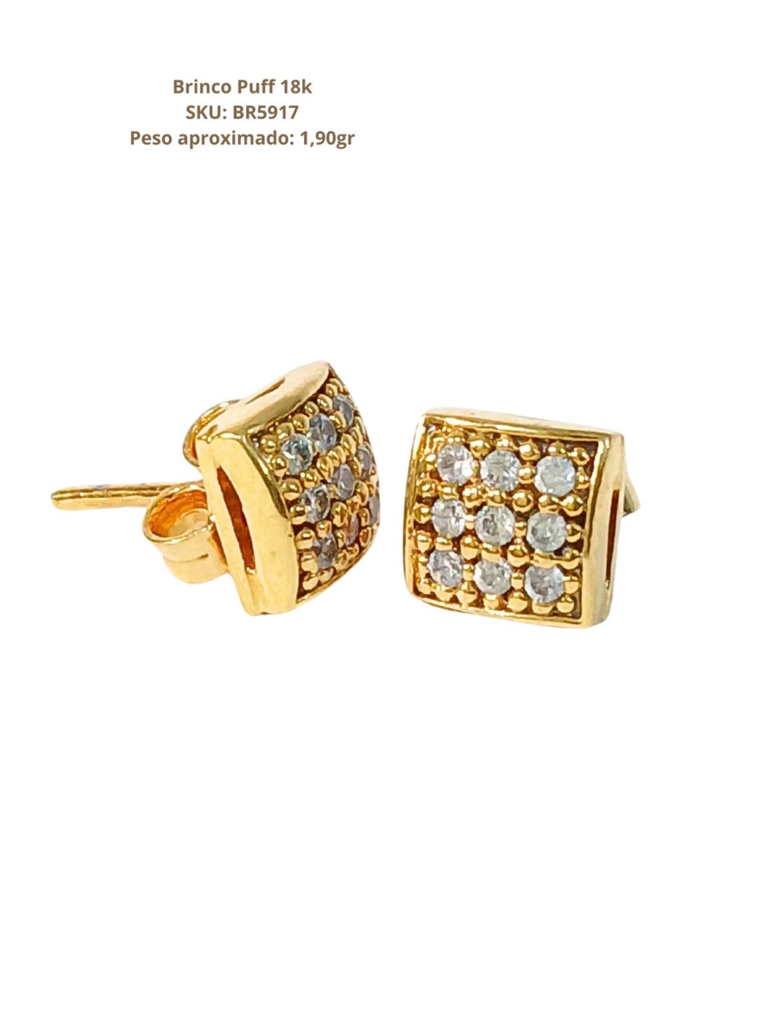 BRINCO PUFF 18 PEDRAS - Imagem 2