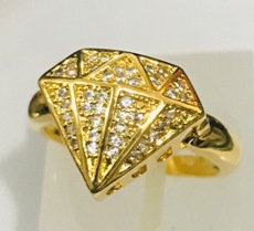 ANEL DIAMANTE 41 PEDRAS